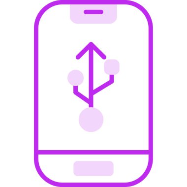 Smartphone web simgesi, vektör çizim 