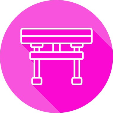 Torii Kapı Simgesi, Japon Kapısı, Vektör İllüstrasyonu 