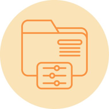 Dizin Denetim simgesi, vektör illüstrasyonu           