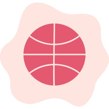 Futbol topu web simgesi, vektör çizim 