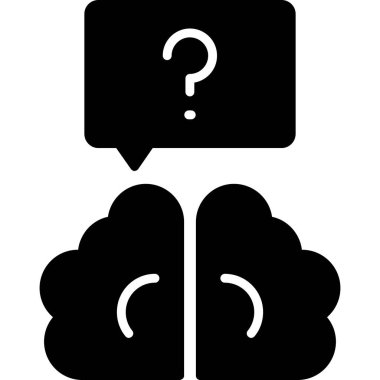 Quiz web simgesi vektör illüstrasyonu