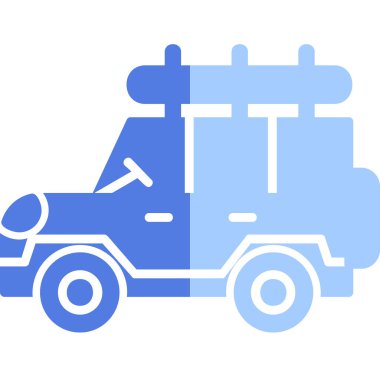 Safari cipi. Web simgesi basit illüstrasyon 