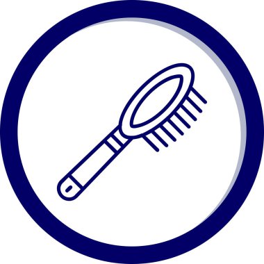  temizlik için fırça, vektör illüstrasyonu 