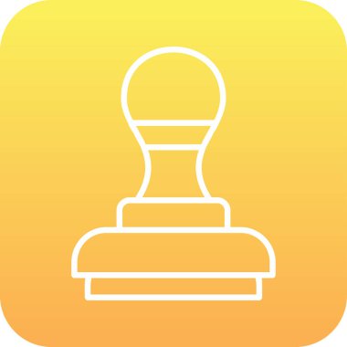 pul simgesi, vektör illüstrasyonu basit tasarım