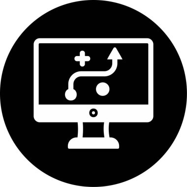 Strateji Simgesi Vektör illüstrasyonu 