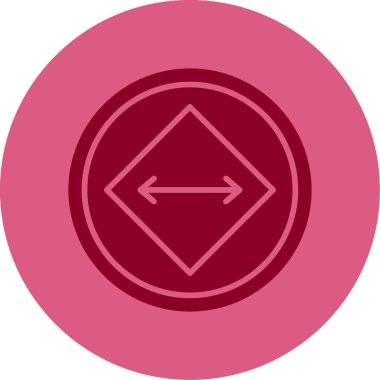 yaylı ok işareti. Web simgesi vektör illüstrasyonu