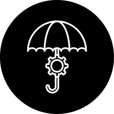 Kriz Yönetimi web simgesi vektör illüstrasyonu