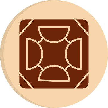 Döşeme. Web simgesi basit illüstrasyon