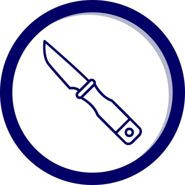 bıçak simgesi vektör illüstrasyonu