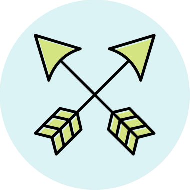 ok simgesinin vektör illüstrasyonu