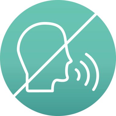 Konuşan Web simgesi vektör çizimi yok