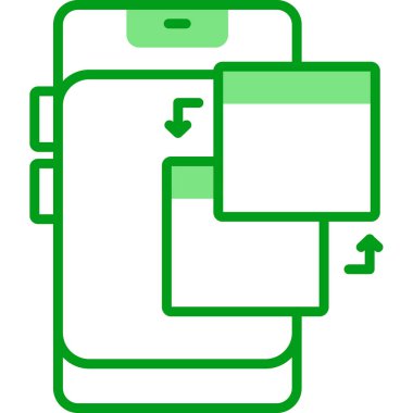 akıllı telefon simgesi, vektör illüstrasyonu basit tasarım