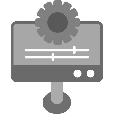 Kişiselleştirme web simgesi vektör illüstrasyonu