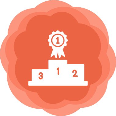 İlk Konum web simgesi, vektör illüstrasyonu