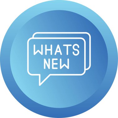 Yeni metin web simgesi, vektör illüstrasyonlu konuşma balonu