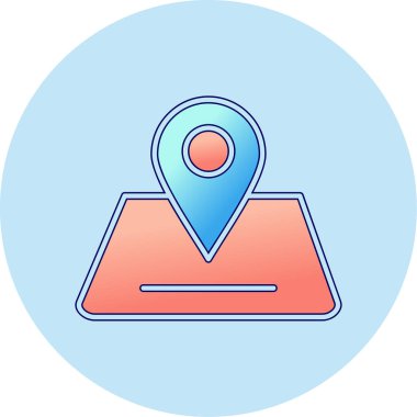 Yer tutucu. Web simgesi basit illüstrasyon