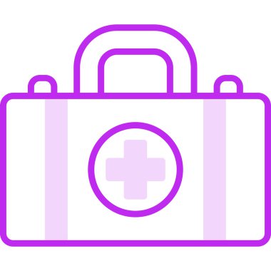 ilk yardım kutusu vektör simgesi 