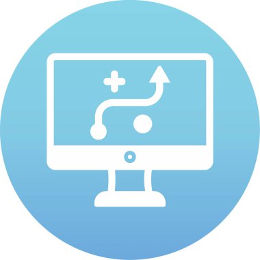 Strateji Simgesi Vektör illüstrasyonu 