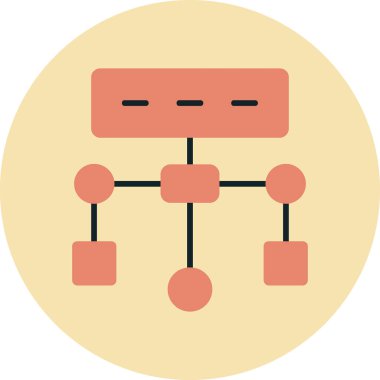 vector illustration of modern Algorithm icon            