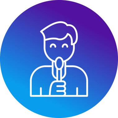 Panicon yalıyorum. vektör illüstrasyonu 