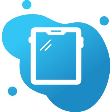 tablet. Web simgesi basit illüstrasyon 