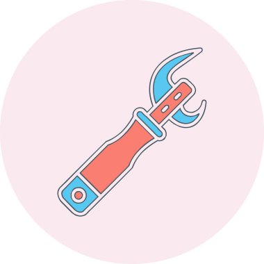 Açıcı simgesi vektör illüstrasyonu