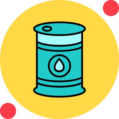 Petrol varil simge vektör çizim