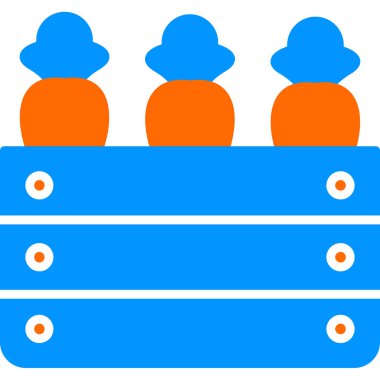 Simge hasat et, basit vektör illüstrasyonu 