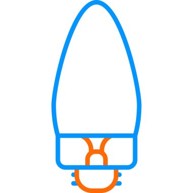 mum ışığı ikonu, vektör illüstrasyonu 