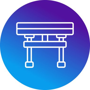 Torii Kapı Simgesi, Japon Kapısı, Vektör İllüstrasyonu 