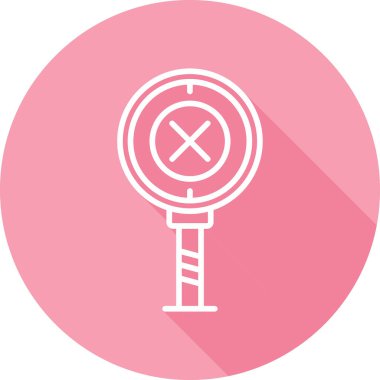 Düz simge, vektör gösterimi yanıtla 