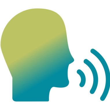 Konuşan Web simgesi vektör illüstrasyonu