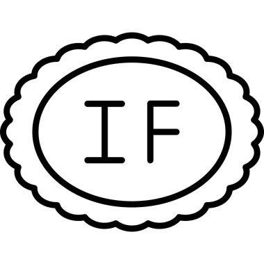 Eğer ağ simgesi, vektör illüstrasyonu              