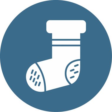 bebek çorap ikonu vektör illüstrasyonu