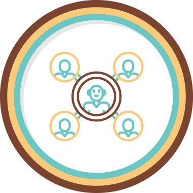 Şablonlar, web tasarımı ve bilgi grafikleri için bağlantı simgesi