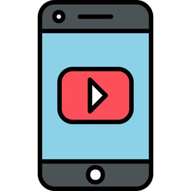 vektör çizimi sosyal medya simge 