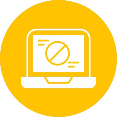 Dizüstü web simge vektör çizim