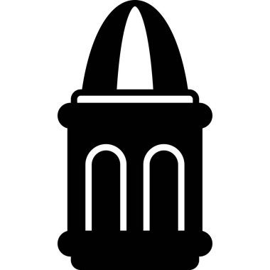 Bir fener ağ simgesinin vektör illüstrasyonu