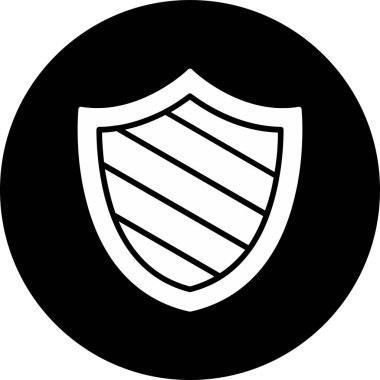 kalkan simgesi web basit illüstrasyon