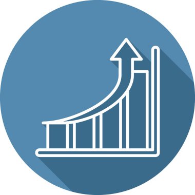 iş büyümesi grafik vektör illüstrasyonu