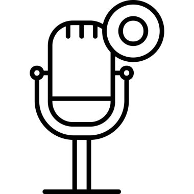 Kayıt düğmesi simgesi, vektör illüstrasyonu              