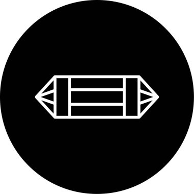 Prizma. Web simgesi basit illüstrasyon                 