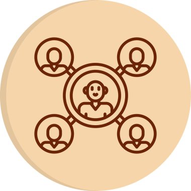 Şablonlar, web tasarımı ve bilgi grafikleri için bağlantı simgesi