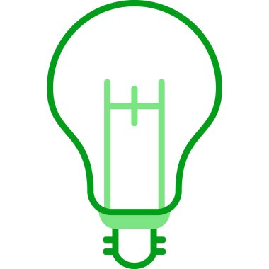 ampul simgesi vektör illüstrasyonu