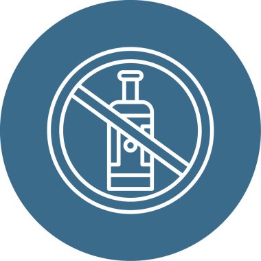 Alkol işareti simgesi çizimi yok