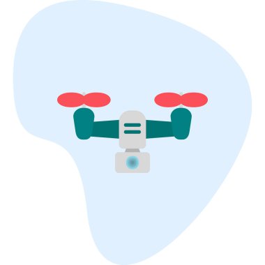 5g Drone simgesi, vektör illüstrasyonu, basit tasarım