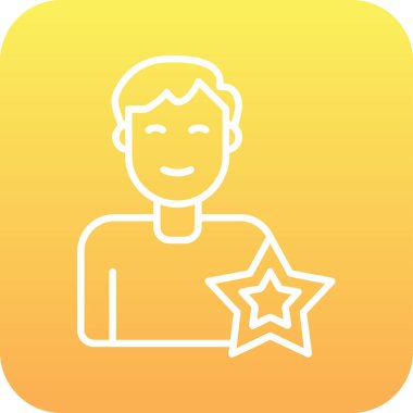 Tecrübe Ağı simgesinin vektör çizimi 