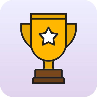 ödül web simgesi basit illüstrasyon