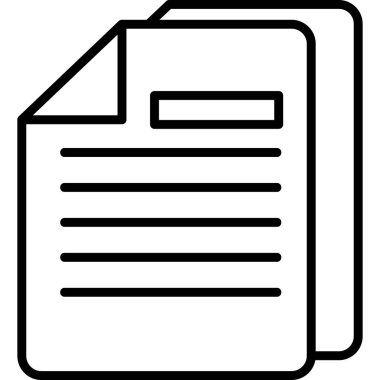 belge dosya vektör simgesi. İş Yönetimi kavramı