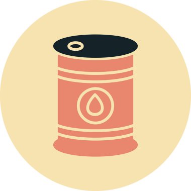 Petrol varil simge vektör çizim